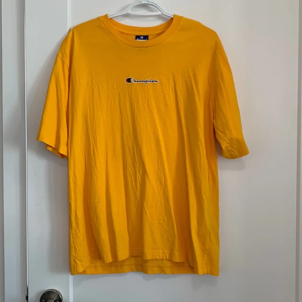 NWOT Champion Yellow Tee - Picture 1 of 3